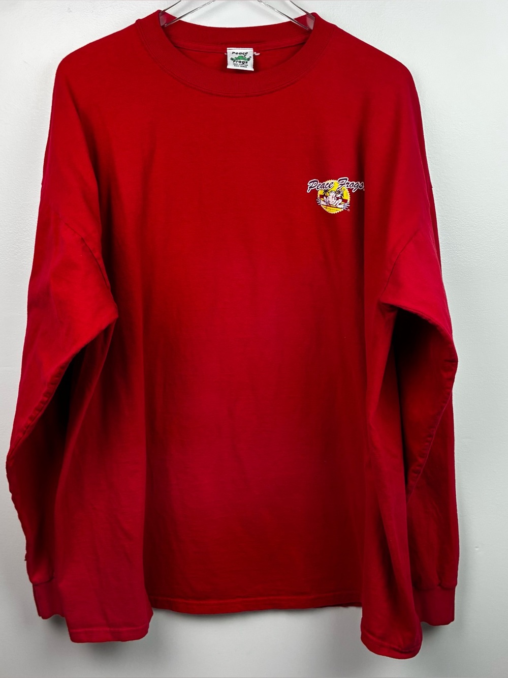 Peace Frogs Surfing Vintage Long Sleeve Tee